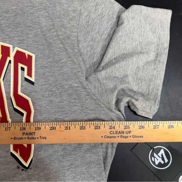 47' Brand NWT Gray Arizona Diamondbacks Logo T-Shirt 0708 - Picture 7 of 8